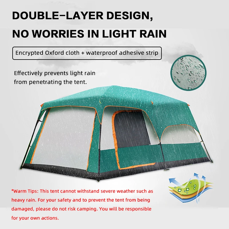 2024 Automatic Glamping Tent, Manufacturer Reasonable Price Canvas Hiking Tent/