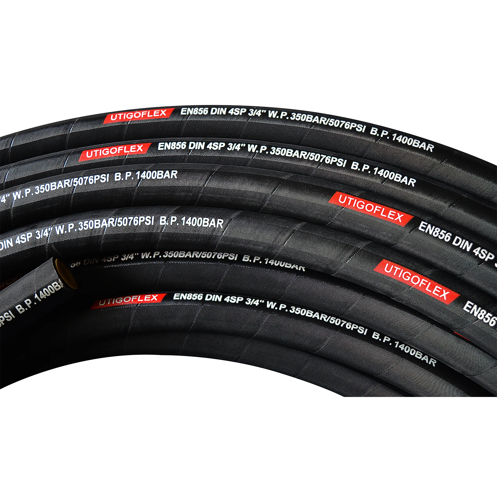 Высококачественный Синтетический каучук высокого давления EN 856 4SP стальная проволока спиральный гидравлический