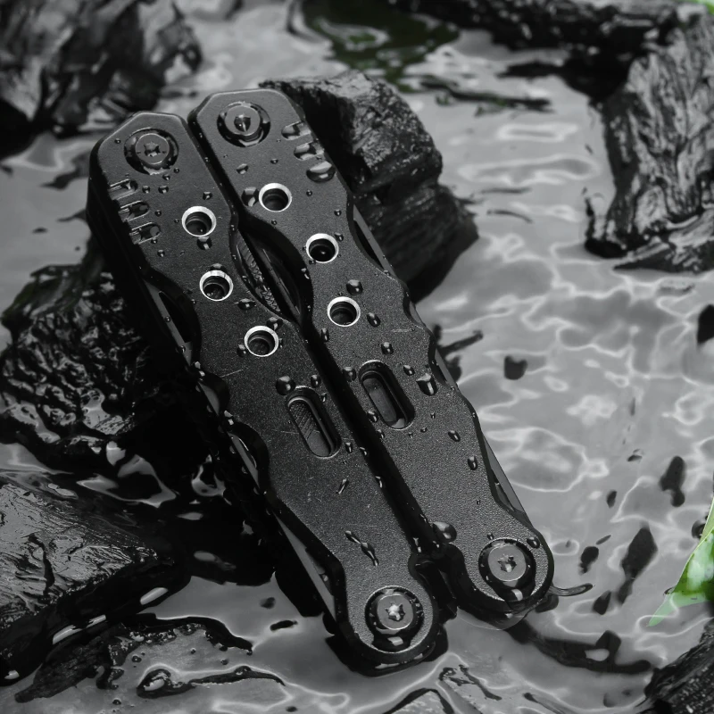 Stainless Steel Multitool Pliers with 13 in 1  Multi-function Outdoor Survival Portable Pocket Pliers