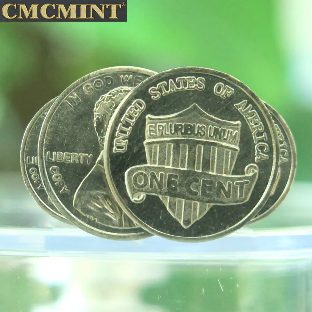 Ниобиевые слитки 1 г 999 тонкие ниобиевые 2010 монеты Lincoln Penny A133
