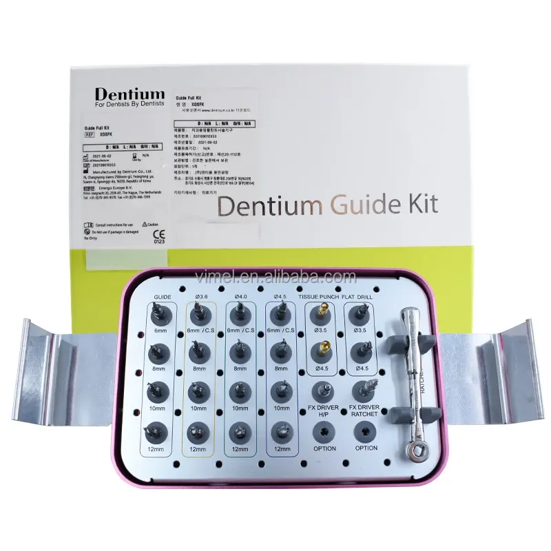 OEM CE Certificated Original Dental Simple Standard Planting Guide Kit  dentium implant drill Dentium Guide Kit