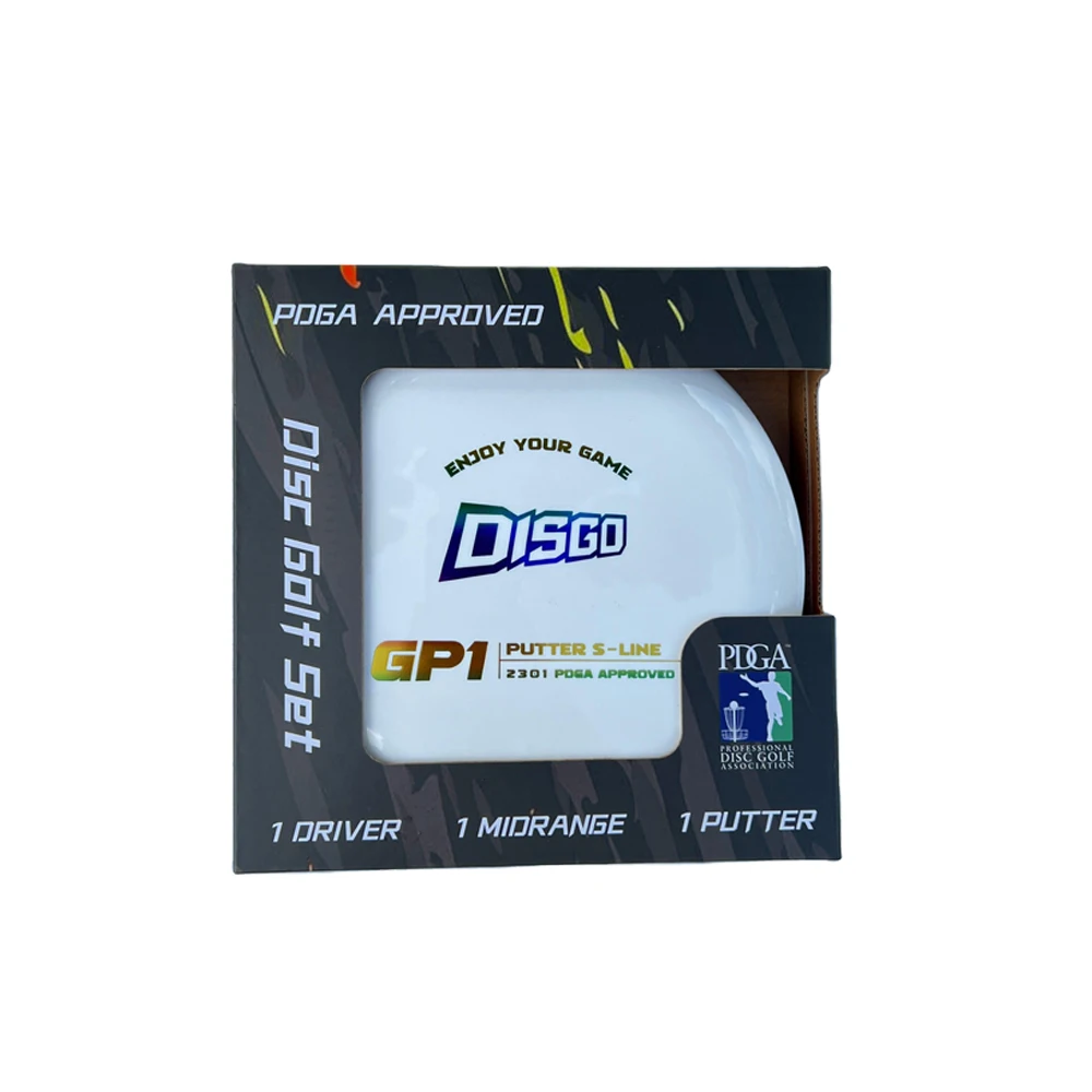 PDGA Approved Outdoor Sports portable Golf Disc Frisbeed Games Custom Logo Disc Golf Champion level 175g Blank Disc