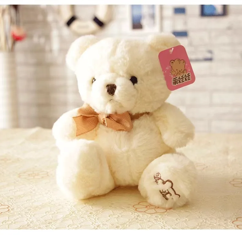 20/33/40cm Super Soft Anime Plush Toys Teddy Stuffed Animal Toy Bear Wholesale Stuffed Plush Cute With Bowtie Xmas Gifts