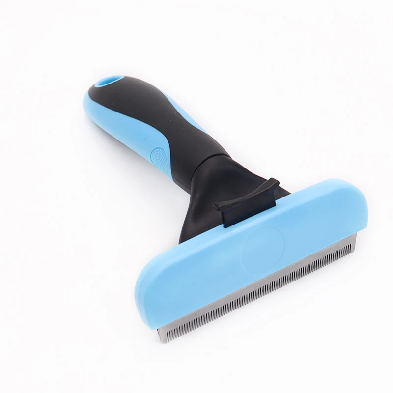 Factory New Products Pet Dog And Cat Fur Hair Remover Grooming Deshedding Blade Dog Grooming Brush And Metal Comb