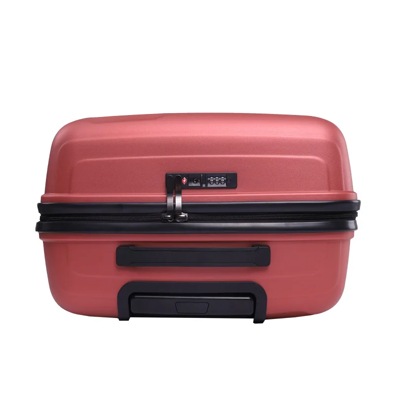 Taizhou 8 wheels 2021 New fashion rose red trolley suitcase no broken maleta de viaje travel luggage