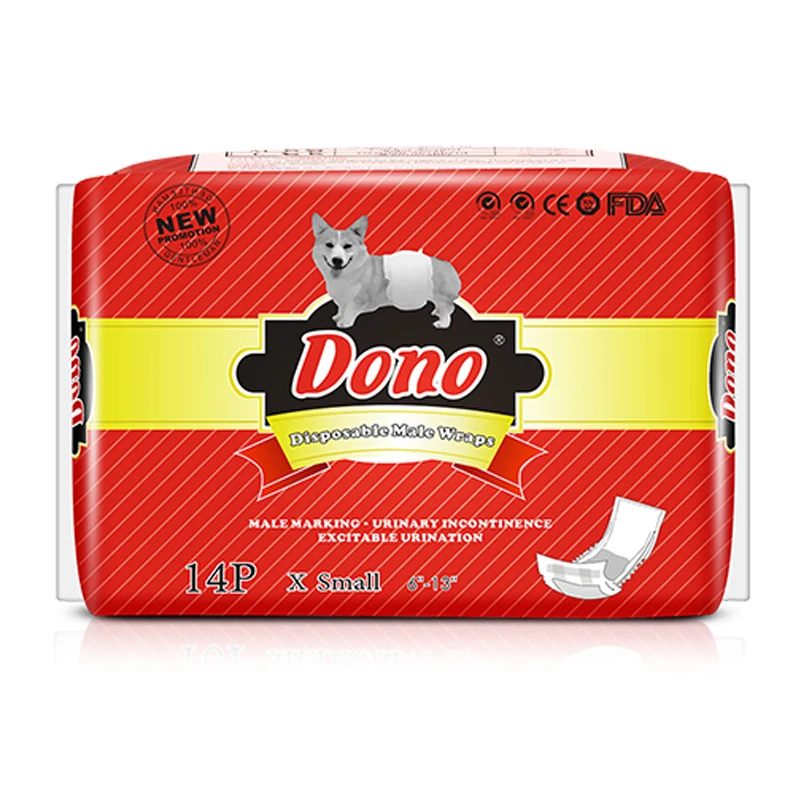 Factory price diaper nappy disposable pet diapers wraps manufacture