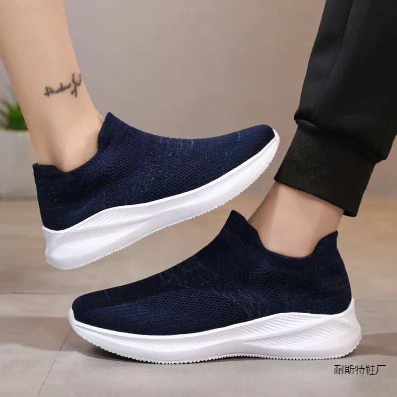 Womens Walking Sock Shoes loafers sneakers Lightweight Slip on Breathable Yoga Sneakers shoes for women US size 10,11,12