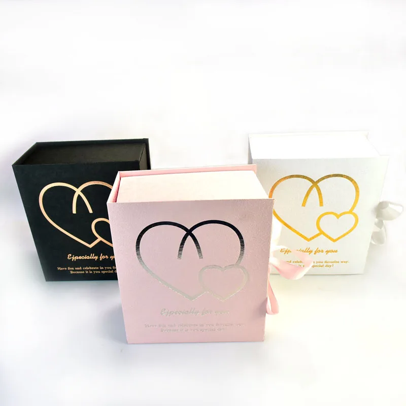 
Customized fashion gift box surprise box confession gift box customizable exclusive LOGO 