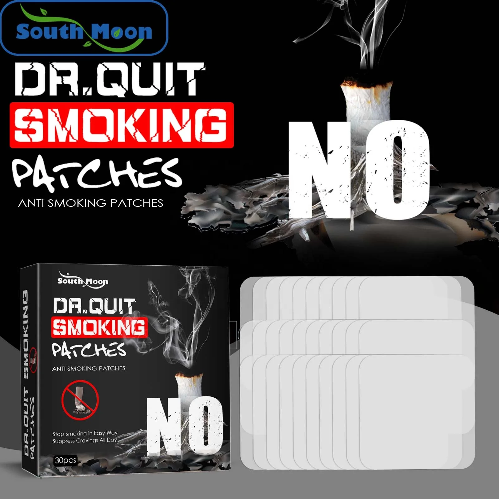 Free Shipping Dr Quit Smoke Patch Anti smoke patch Plaster to help Stop Smoking Aid