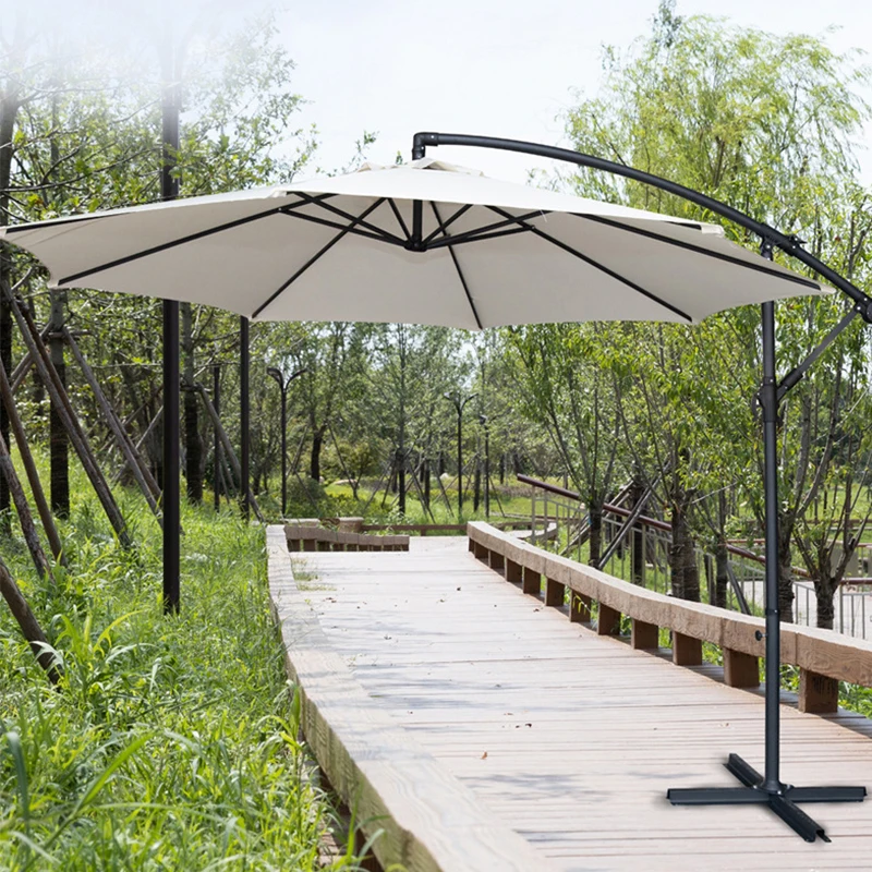 Роскошный складной зонтик для двора бассейна консольный зонт патио сада