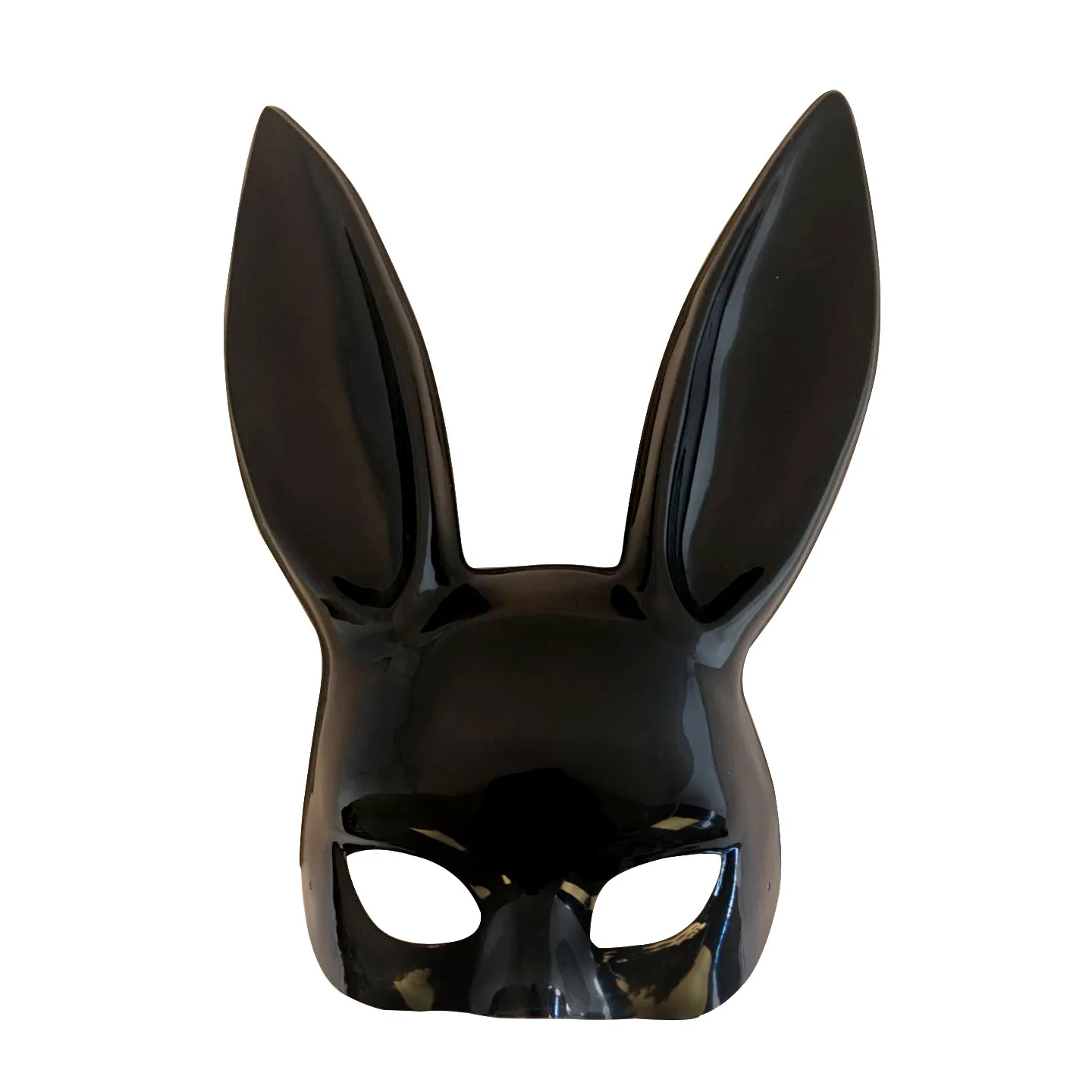 Factory Directly Cheap Halloween Easter Bunny Mask Prom Half Face Bunny Girl Mask Performance Rabbit Ears Mask