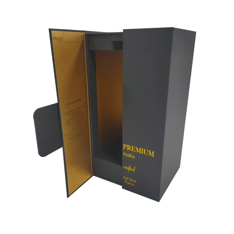 Premium Custom Drawer Box Luxury Wine Packaging Whisky Red Wine Bottle Bottle Gift Wine  Box