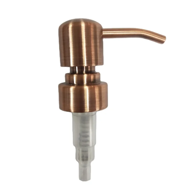 Wholesale Copper Perfume Bottle Stainless Steel Lotion Dispenser Pump