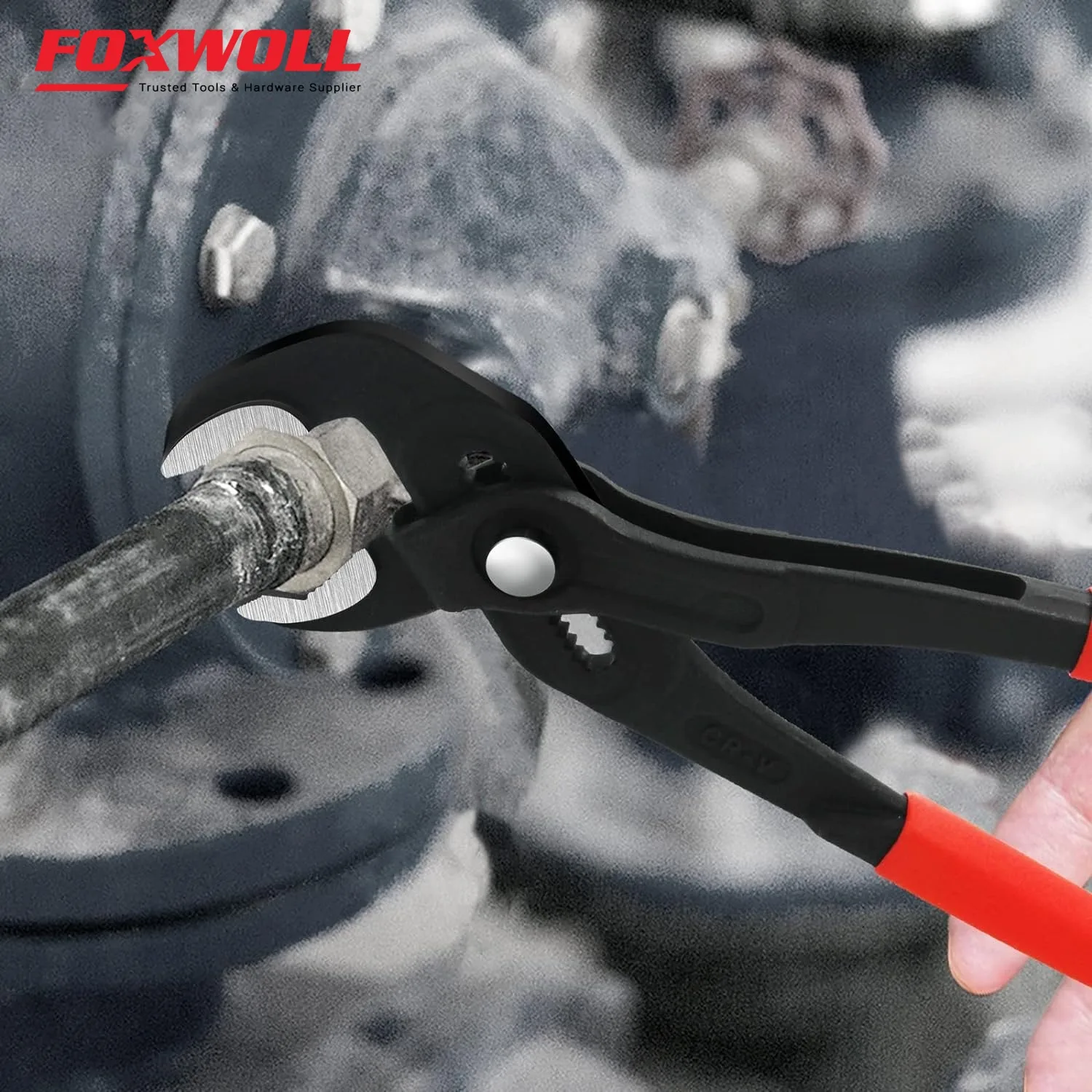 Adjustment Water Pump Pliers with Push Button