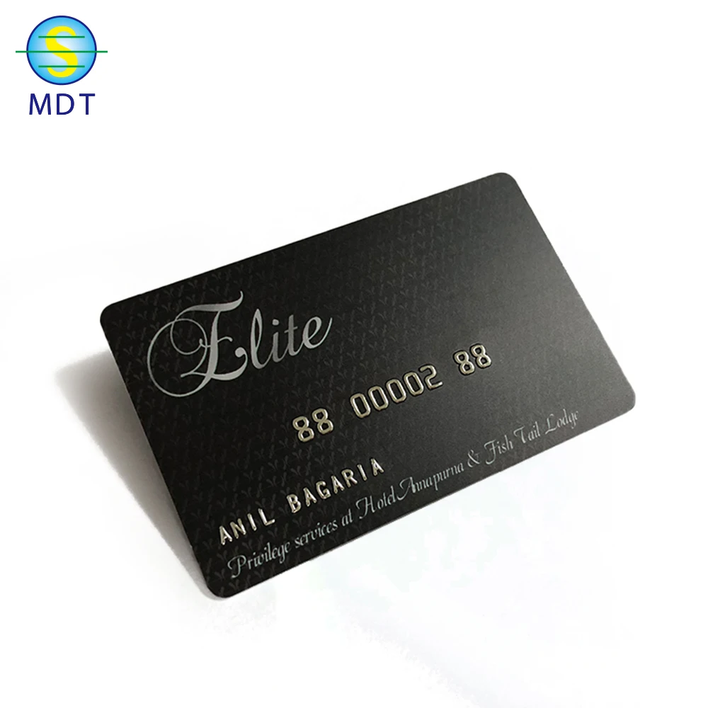 Гравировальная металлическая карта дешевая кисть матовая карточка из темного металла