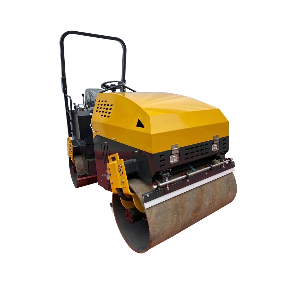 good quality light construction double-drum compactor 3 ton hydraulic pump vibratory road roller