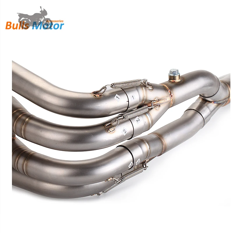 Good performance steel exhaust pipe for BMW S1000R S1000RR Exhaust system 2010~2018 moto escape silencer