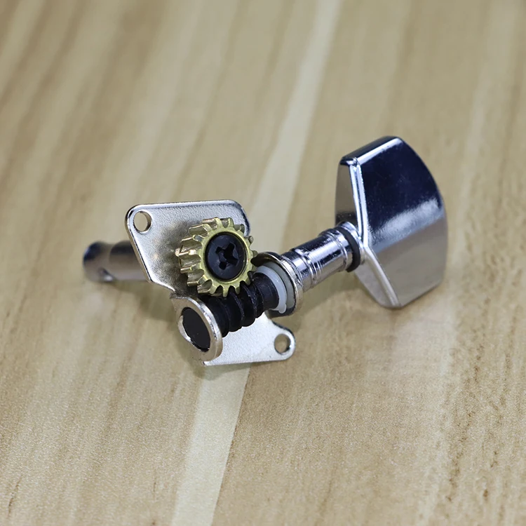 Guitar Tuning Keys Pegs Classic Guitar String Tuning Pegs Machine Heads Tuners Keys Parts 3 Left 3 Right for Chrome Guitar