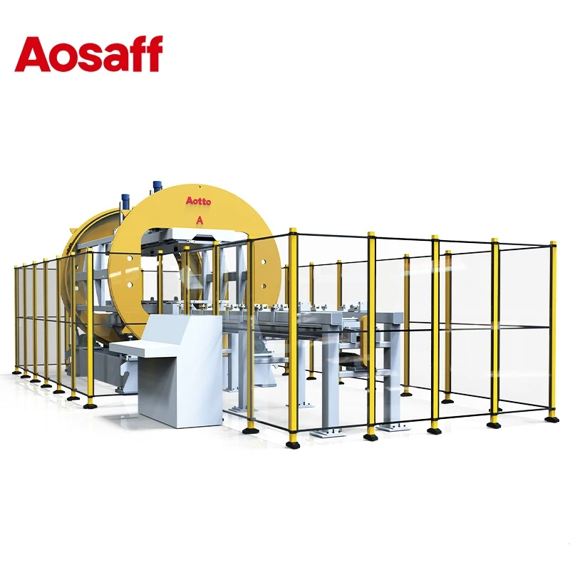 Robot Safety Fence Machine Guarding For Warehouse Or Production Line Protection Fencing