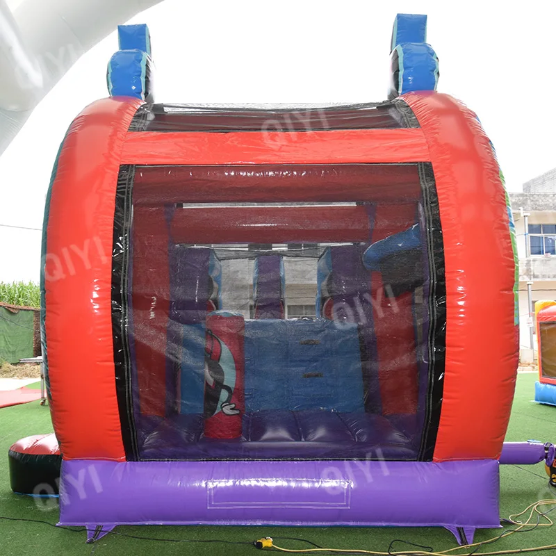 Commercial Grade Inflatable Bouncer With Slide TikTok Themed Inflatable Slide With Blower For Sale
