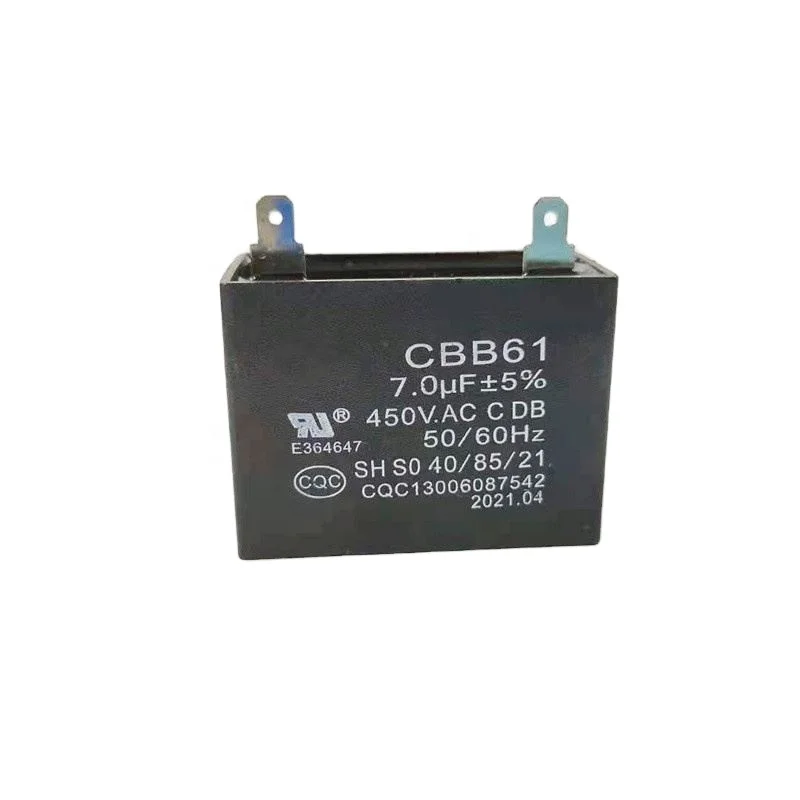 
1.5��F 600V AC motor fan capacitor Polypropylene Film Capacitor CBB61 with low Impedance 