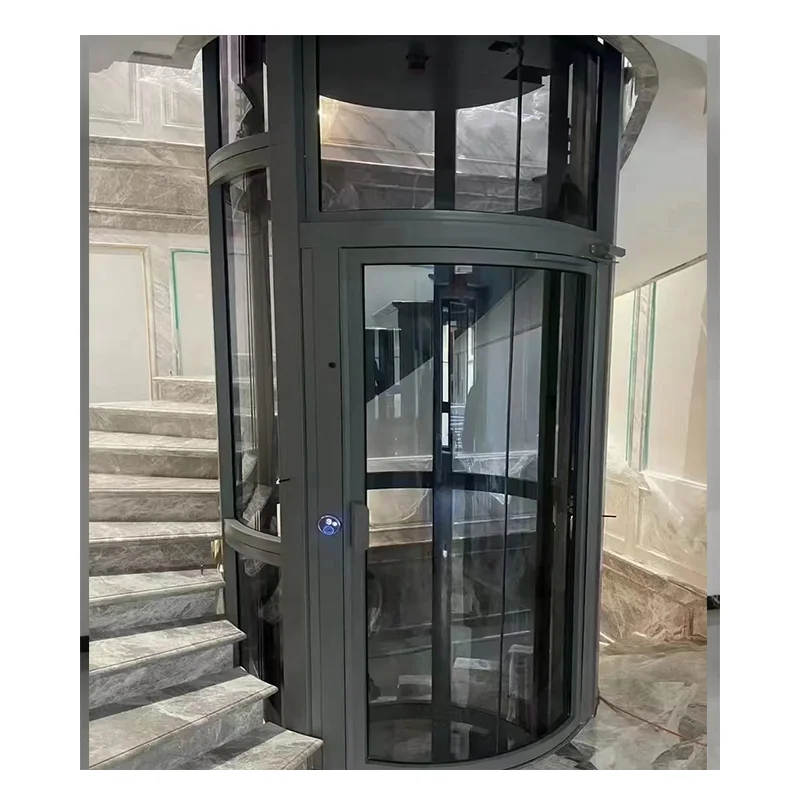 2-5 Floors Small Shaftless Residential Elevators Hydraulic Ascensor House Villa Lift Passenger Home Elevator Lift