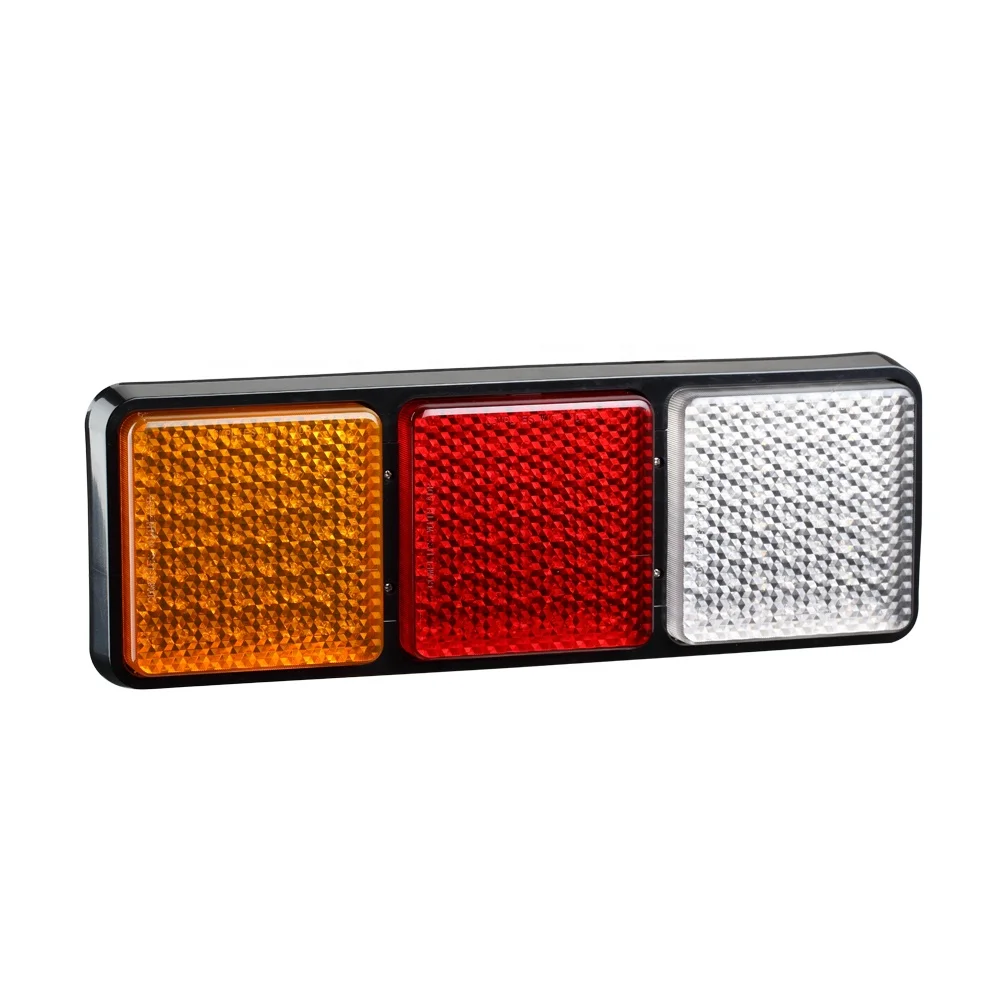 ADR  Amber Red White Lights Combination Tail Lights Led Trailer Tail Lights