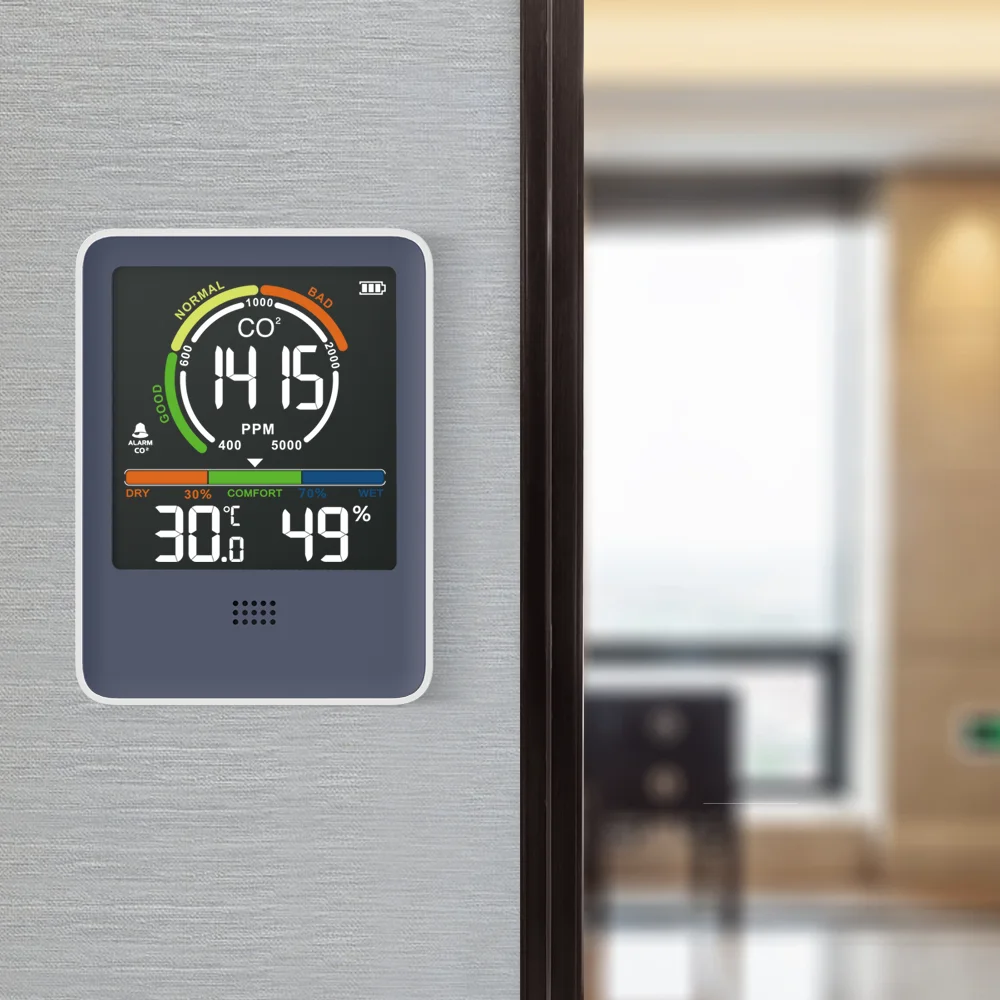 
Japan Desktop carbon dioxide Greenhouse co2 monitor tester analyzer gas ppm new carbon dioxide quality air detector meter 