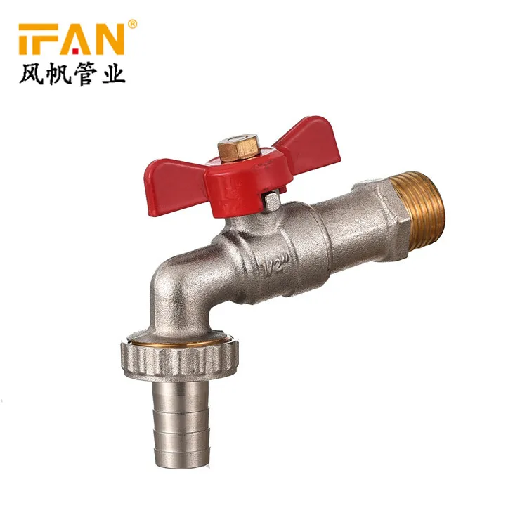 
Faucet 1/2inch Use Brass Ball Brass Bibcock water tap Faucet Fittings Brass Bibcock Valve control Bathtub Parts And Fittings 