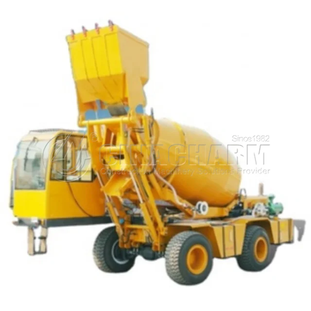 Most Popular 5.5 self loading concrete mixer truck self loading mobile concrete mixer truck Used to make cement