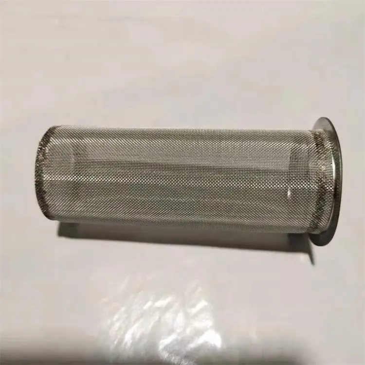 Round Hole Stainless Steel Wire Fine Mesh Screen Filter Tube