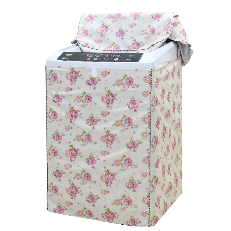 Storage universal cartoon drum washing machine cover cloth fresh single and double refrigerator dust cover towel
