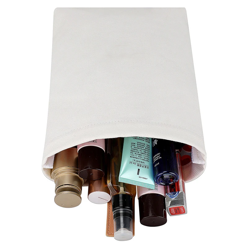 Leopard Pattern Small Canvas Makeup Wallet and Jewelry Travel Pouch for Gift Packaging