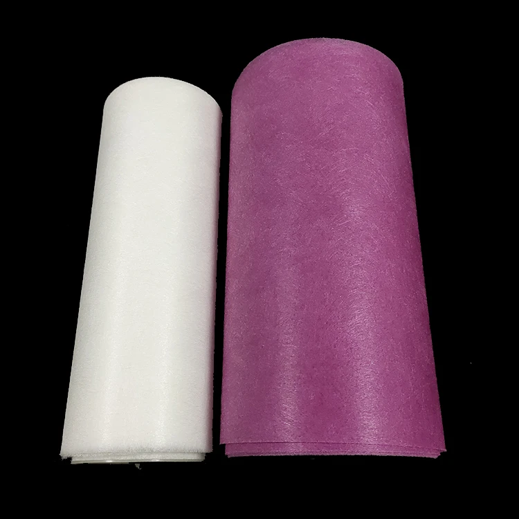 Factory wholesale wetlaid non woven filtration fabric 100% PET for air fresh system