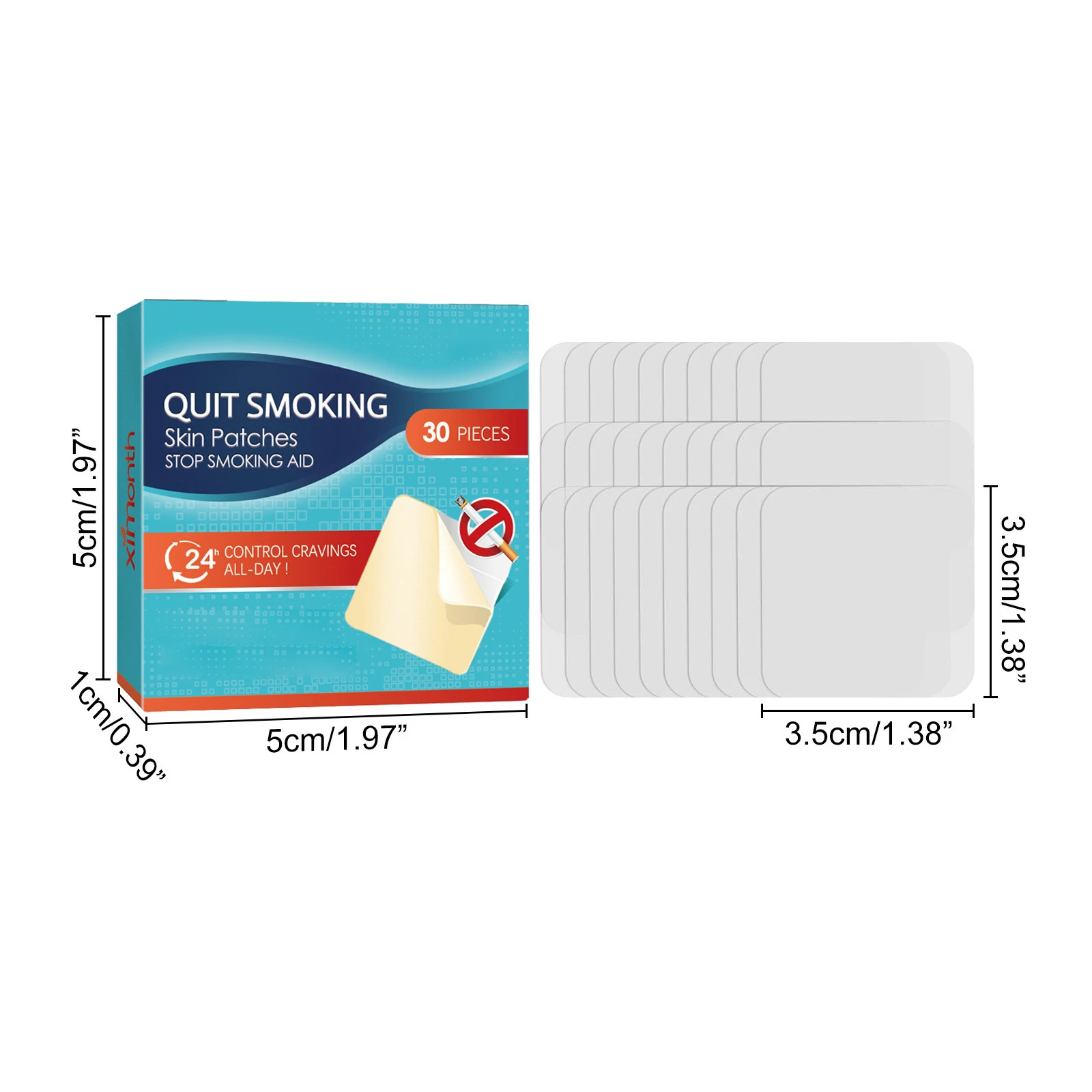 30 patches chinese herbal anti smoking cigarettes patch stop smoking products