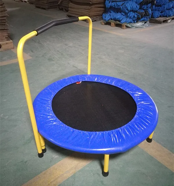folding mini trampoline with handle gym equipment HRTL10