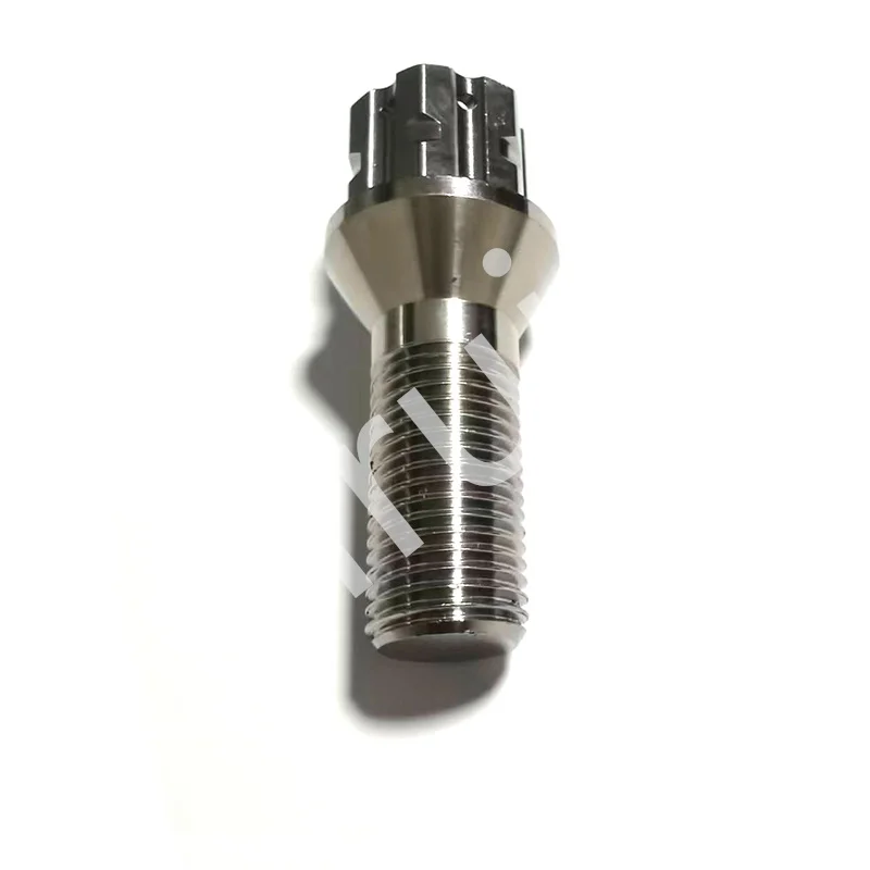 Gr5 m12x1.25 60 degree  cone seat  titanium wheel bolt for car