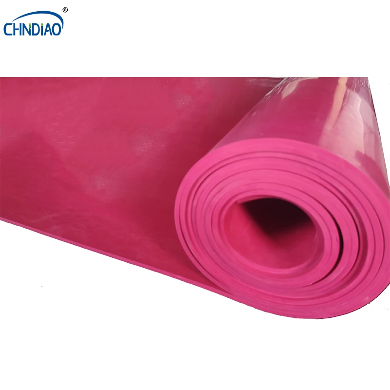 1-50mm EPDM SBR NBR Natural Industrial Rubber Sheet Roll Non-slip Rubber Sheet