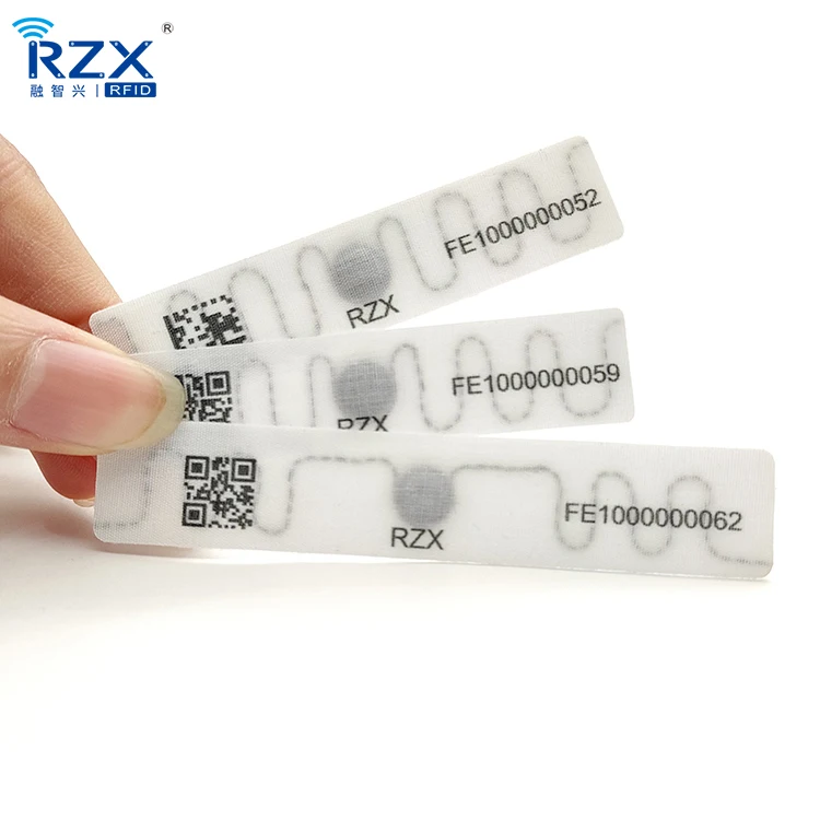 Моющиеся бирки UHF NXP UCODE 8 RFID текстильная бирка для стирки белья