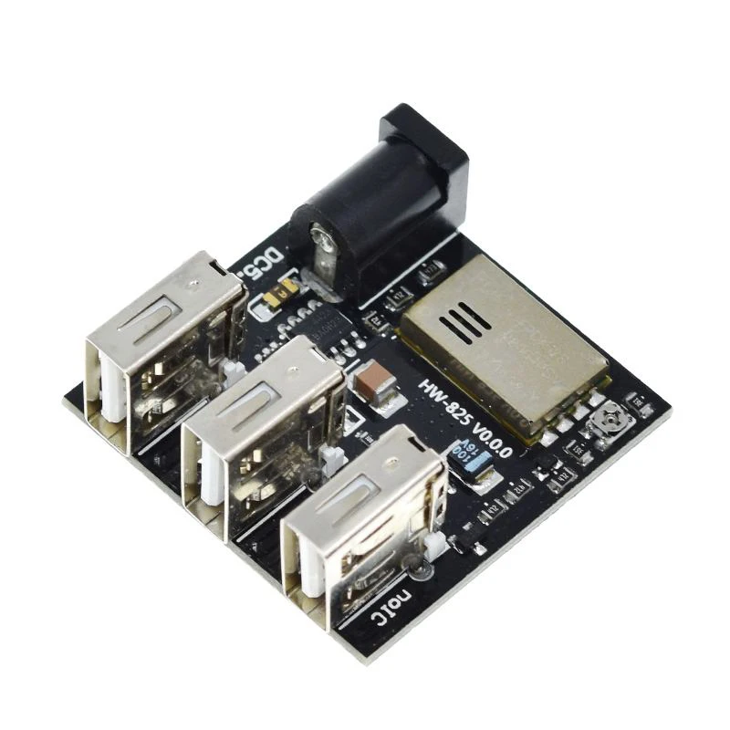 9V 12V to 5V 8A USB Mobile Power Supply Step-down Module 3-Port USB Mini Charging Module