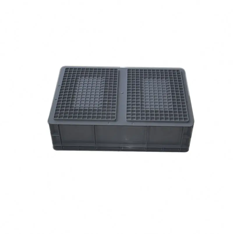 standard plastic logistics stacking storage moving Euro boxes Warehouse