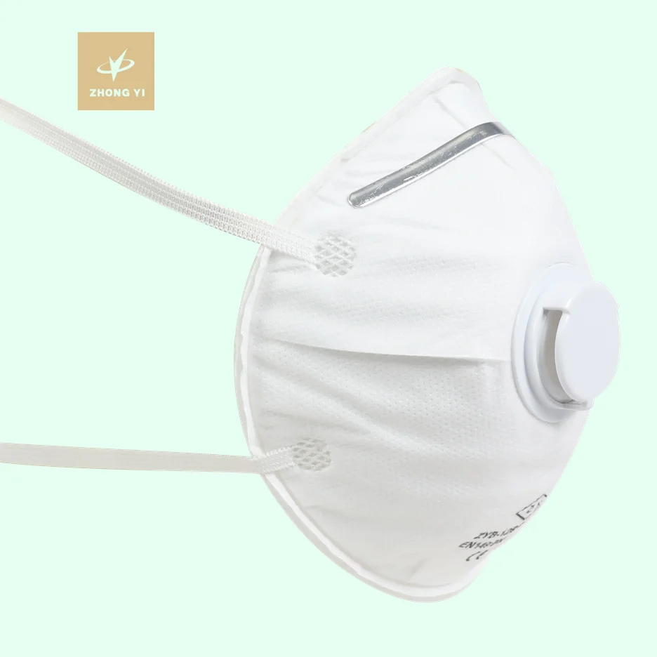 EN149 FFP1 Disposable Particulate Respirator dust mask with Exhalation Valve