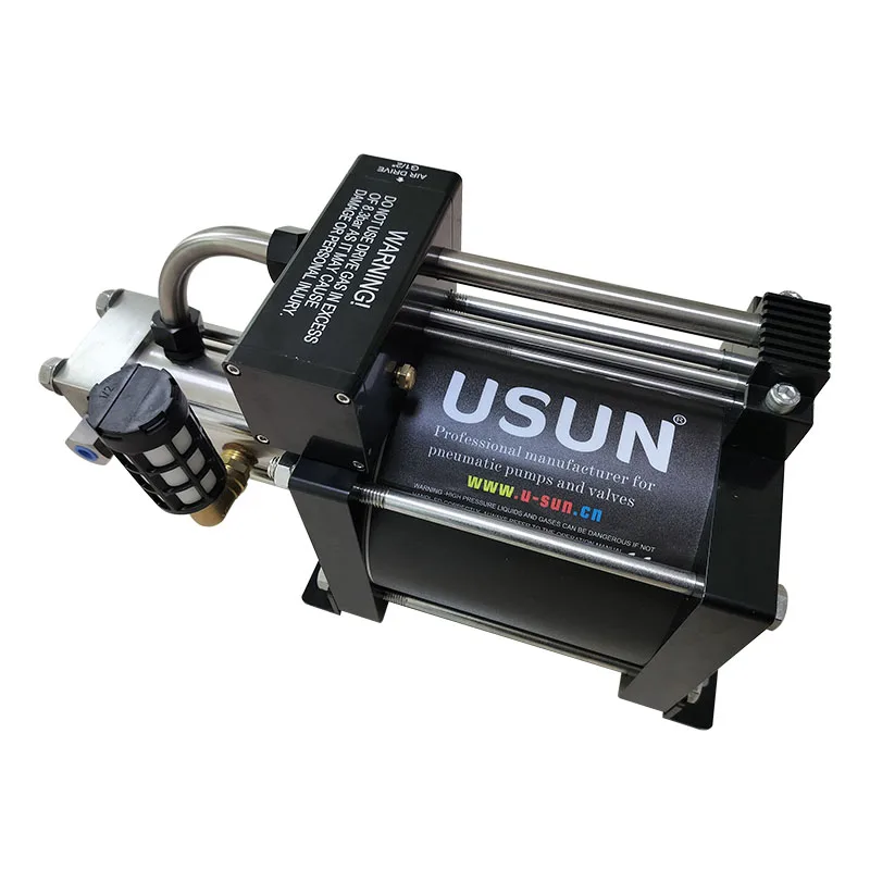 Hot sale  USUN  Model:GB40-OL 100-300 Bar Oxygen clean  Single action  pneumatic driven oxygen gas  booster pump for diving use