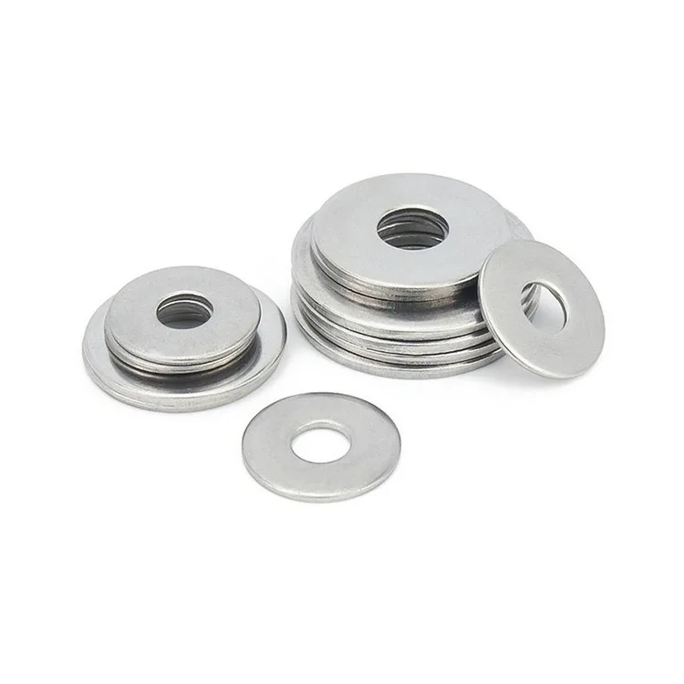 Best Selling M5 M6 M8 M10 Stainless Steel 304 316 DIN125 Flat Washers Galvanized and Ordinary Spring Washers Manufacturer