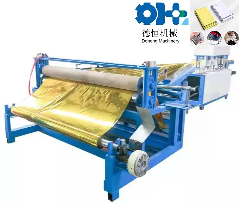 Medical Rescue Emergency First Aid Aluminum Foil Blanket Folding Making Machine