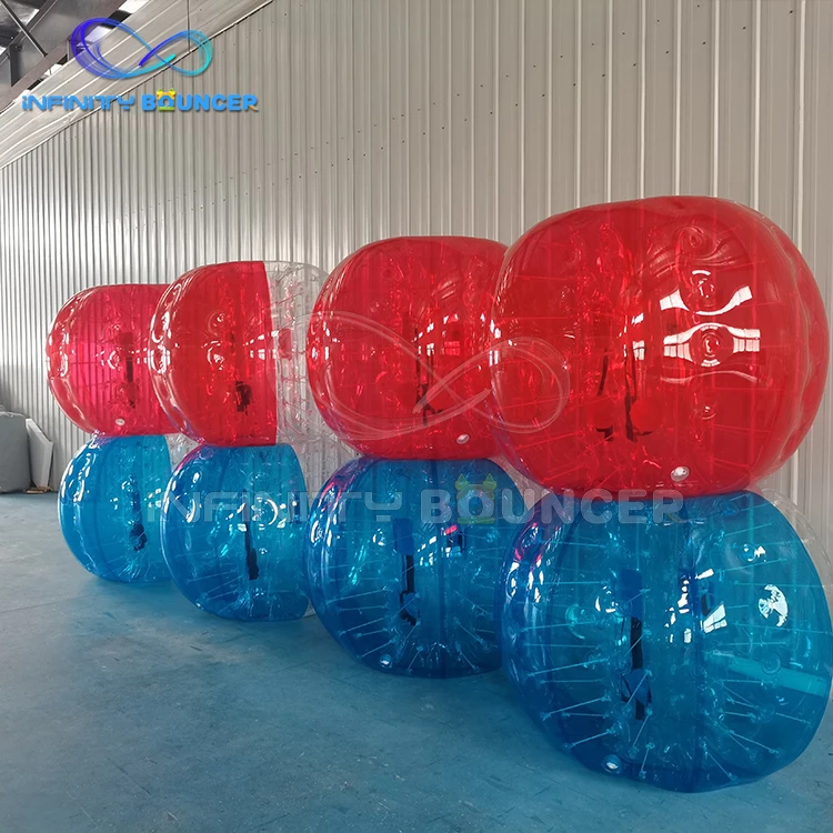 2024 Лидер продаж ТПУ/ПВХ корпус Zorb бампер мяч для взрослого ребенка костюм надувной пузырь футбольный с цветными точками