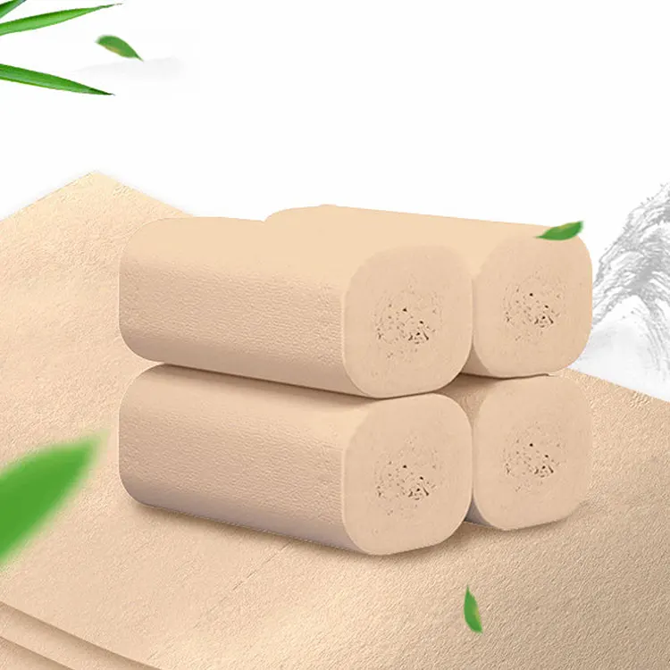 Заводская цена, Лидер продаж, очень мягкая туалетная бумага, рулон натуральной бамбуковой целлюлозы, сделано в Китае