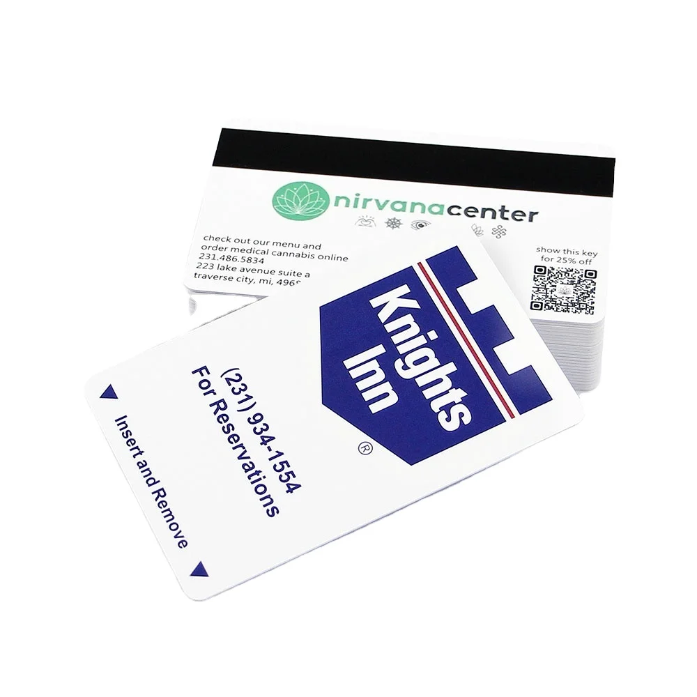 CR80 RFID MIFARE(R) Classic 1K EV1 Smart RFID Hotel Key Card With Customized Logo Printing