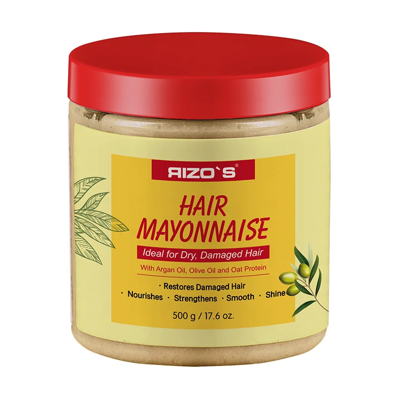 Wholesale Moisture Dry Scalp Restore Over-Processed Brittle Hair Mask Natural Moroccan Olive Essence Hair Mayonnaise