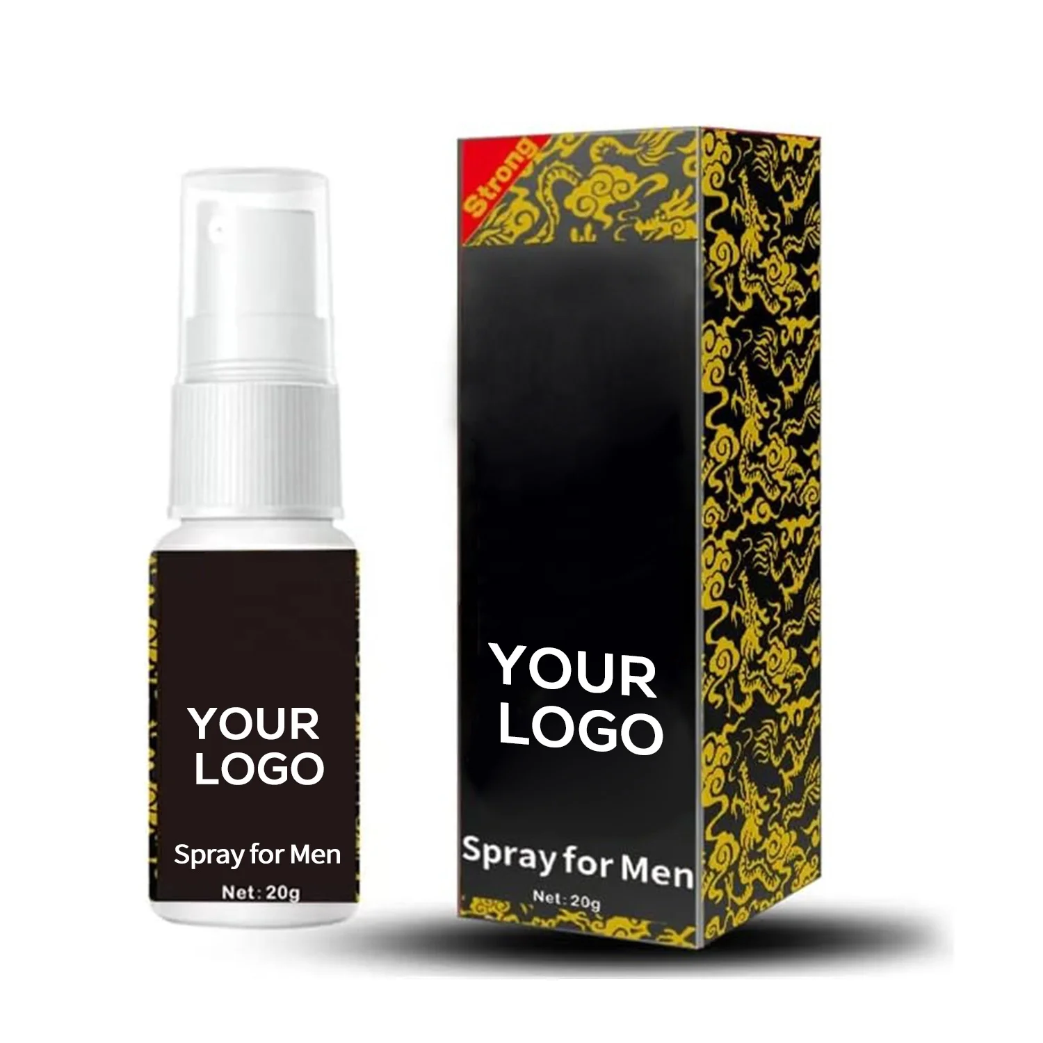 Custom Herbal Delay Last Longer Spray with Your Logo
